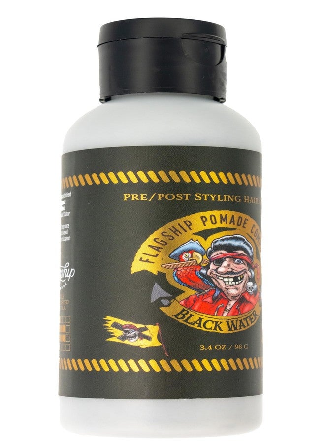 فلاج شيب كريم تصفيف الشعر بلاك ووتر للرجال - كريم تصفيف الشعر قبل الاستخدام - ثبات متوسط، لمعان خفيف، لمسة نهائية غير لامعة - كريم تصفيف الشعر السائل (3.4 أونصة) - Image 2